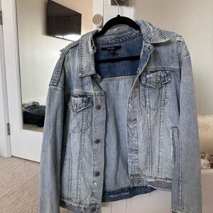 KSUBI Women's Light Blue Denim Jacket